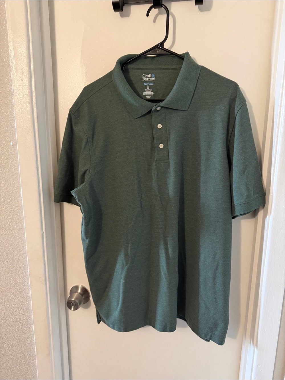 croft & barrow Dark Green Men's Polo Shirt